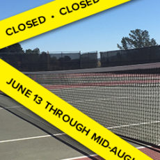 BCTA courts close for summer 2016:  </br>Tennis programs to relocate to St. Patrick – St. Vincent High School