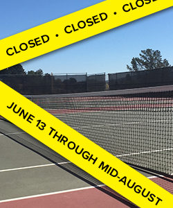 BCTA courts close for summer 2016:  </br>Tennis programs to relocate to St. Patrick – St. Vincent High School