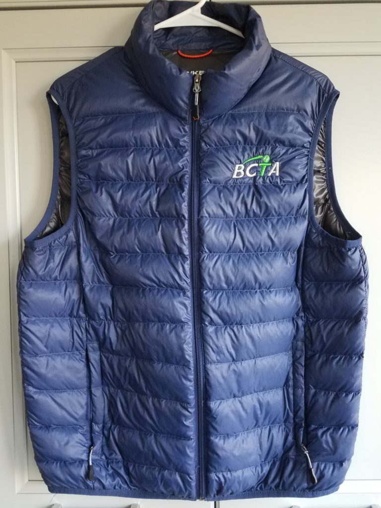 Image of BCTA embroidered vest.