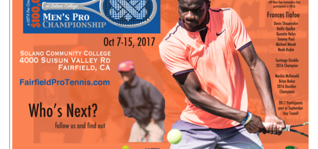 Save the dates! Professional tennis comes to Fairfield October 7-15!