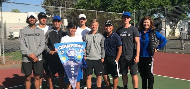 2018 Benicia High School boys tennis team undefeated