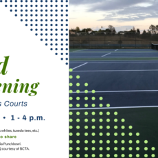BHS Tennis Court Grand Re-opening